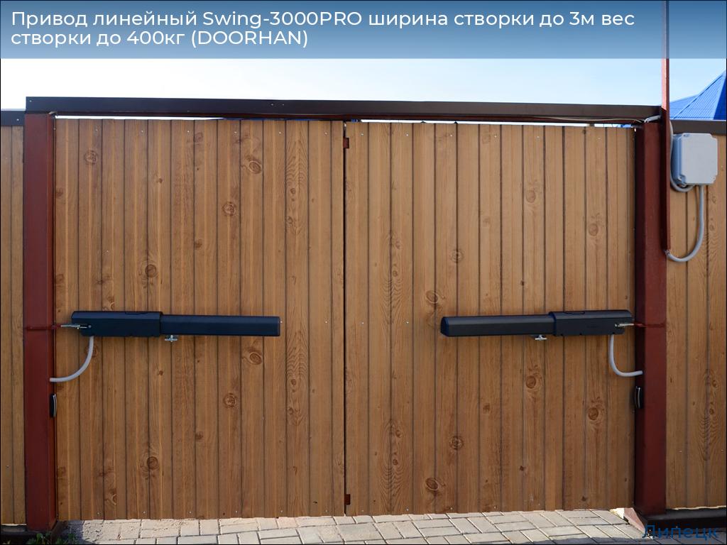 Привод линейный Swing-3000PRO ширина cтворки до 3м вес створки до 400кг (DOORHAN), lipetsk.doorhan.ru